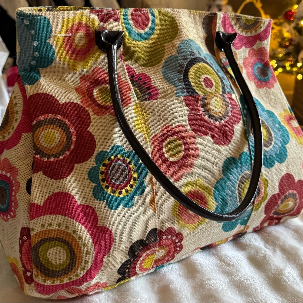 Murval Floral Canvas Tote Bag